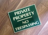 main image for ad Private property sign