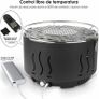BRAND NEW Stainless Steel Charcoal Grill BBQ grill Portable Outdoor Barbecue Tool Round Carbon Barbecue Stove For Household Image 3