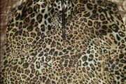 Leopard print top with zip Atmosphere size UK12 EUR40 Postage included
