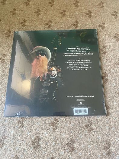 Billy Gibbons The Big Bad Blues Signed Vinyl with certificate