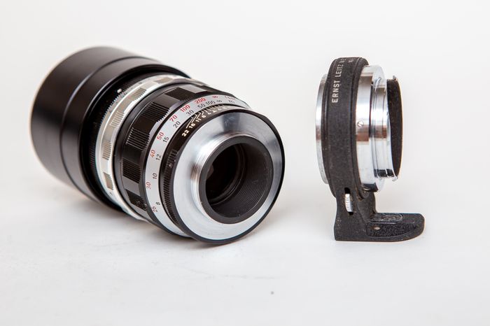 Leica Leitz Wetzlar TELYT 200mm F4 with 16466M adapter