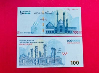 Iran  100 Toman  ( 100000 Rials ) 2022. Pick 166a.  ( Uncirculated )