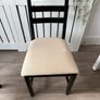 IKEA Lerhamn Dining Table (Black) & 4 Padded Chairs Image 6