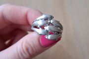 Silver dolphin ring size U