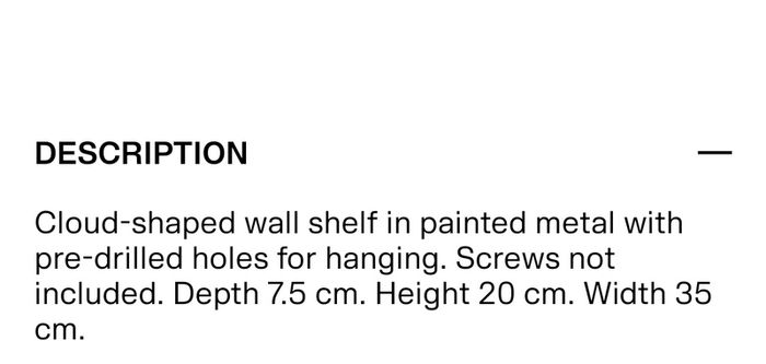 2 Cloud Shaped Wall Shelves