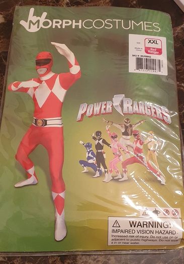Morphsuits men's adults Power Rangers costume
