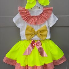 girls three piece party outfit