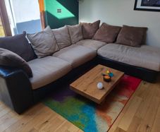 L shaped sofa couch