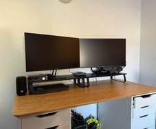 IKEA Desk - 2x Alex drawers + TableTop