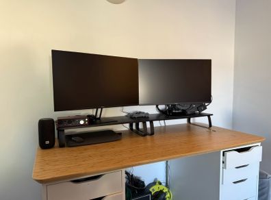 IKEA Desk - 2x Alex drawers + TableTop