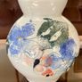 Vintage Geoffrey Healy Spongeware Studio Pottery Urn Vase Image 10