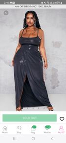 Wrap style maxi dress BNWT