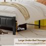 3ft Single Bed Frames with Storage Headboard Image 4
