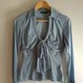MEXX Blue Tie-Front Blouse Image 2