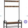 Coat stand with Shoe rack bench / Entrance furniture Image 9