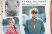 The ELLE Knitting Book (1985 Hardcover) - 50 Vintage French Designs