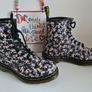 Dr Martens Pascal 1460 8 hole flowers floral ankle boots UK5 EU 38 US 7 Image 4