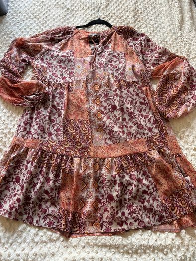 Primark print dress - size 14