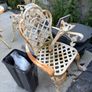 Cast Iron Garden Set - Table & 4 Chairs - Style H Image 5