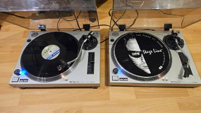 Turntables Stage Line DJP-202/SI (x2)