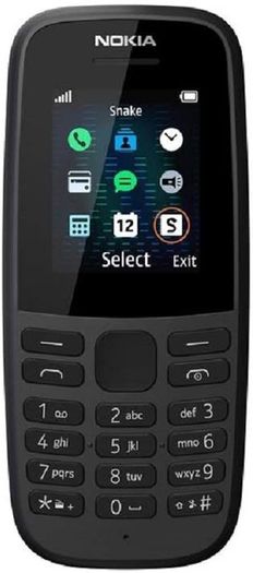 NEW SALE | Nokia 105 (4th Edition) all carriers 1.77 Inch UK SIM Free Feature Phone (Single SIM) Black