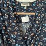 Monteau navy print belted dress size 10 - new Image 4