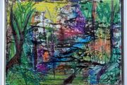 New Original Painting Abstrsct Art Landscape Framed Original