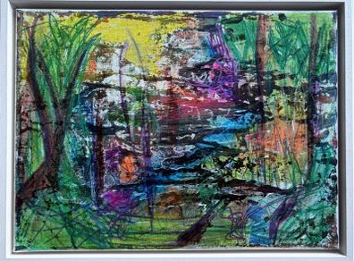 New Original Painting Abstrsct Art Landscape Framed Original