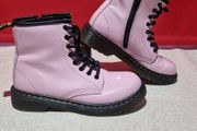 Dr. Martens 1460 Junior Boots  Pale Pink Patent Size UK 1 / EU 33