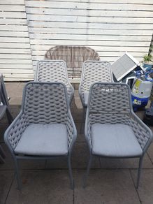 Garden Chairs with Cushions