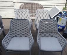 Garden Chairs with Cushions