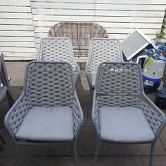 Garden Chairs with Cushions