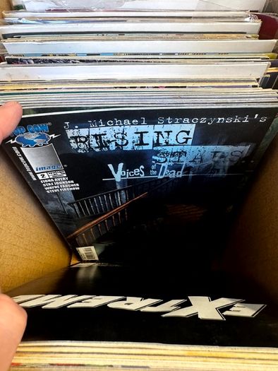Image & Top Cow Long Comic Box w 320 comics for Sale