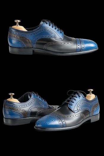 Genuine Dolce & Gabbana luxury brogue shoes.