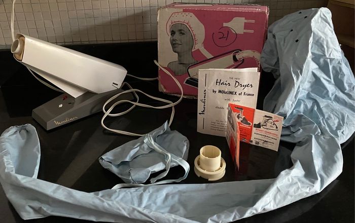 vintage 70s hairdryer retro cool