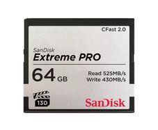 SanDisk Extreme PRO CFast 2.0 Memory Card - 64GB