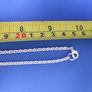 SALE!  Pendant Necklace with Clear Glass Stones and Tassel - new Image 9