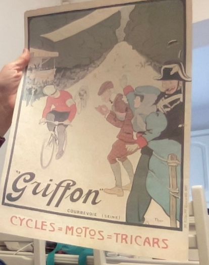 Vintage French cycling poster