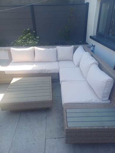 Garden corner sofa
