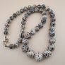 Antique Burmese Pumtek Pyu Petrified Wood Beads Necklace 24 inches 11-19mm Beads Size Image 2