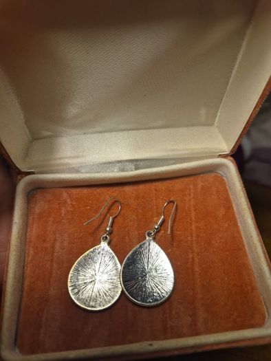 Modern Green Earrings