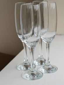 Set of 6 Wine Glasses | Champagne Flute