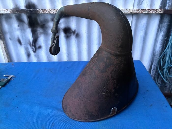 Old gramophone horn