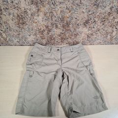womens THE NORTH FACE hiking cargo shorts beige Size 4 small