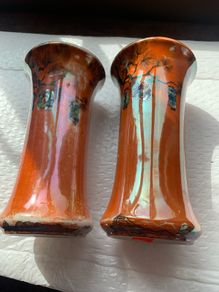 ceramic wilkinson ltd pair of vases