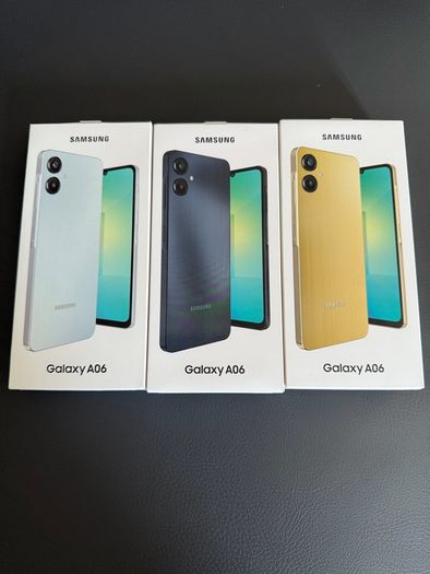 Samsung A06,64GB /128GB Brand New Sealed Free screen Protector and phone cover 2 years Samsung Warranty RECEIPT