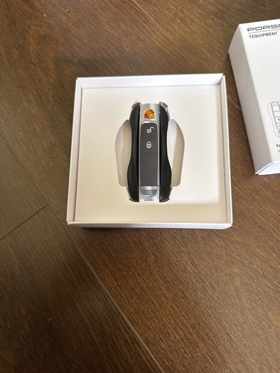 Porsche Key sides (sides only) in black plastic