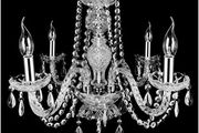Affordable 4 Arm Crystal Chandelier Ceiling Lights