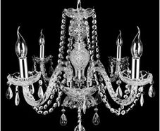 Affordable 4 Arm Crystal Chandelier Ceiling Lights
