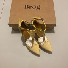 Brog T-Strap Crocco High Heels